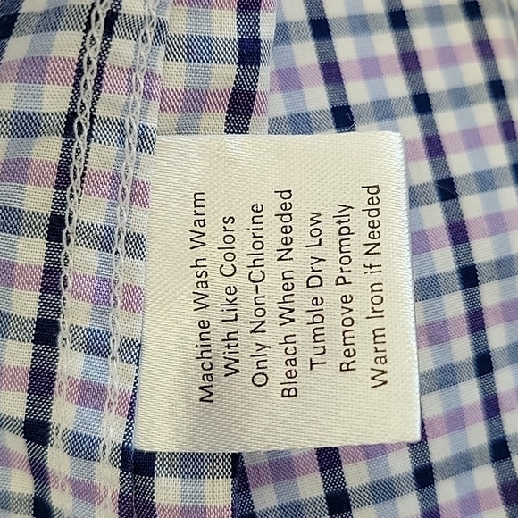 Esquire 18 32/33 button down shirt cotton - Picture 6 of 6